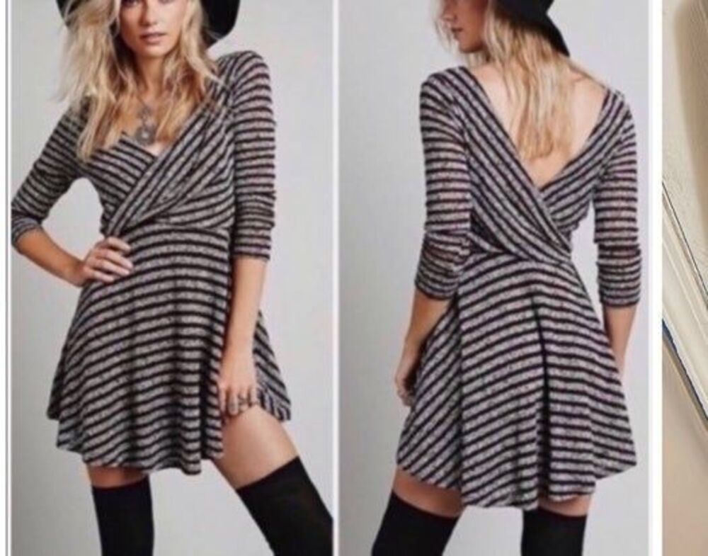 Free People maverick Eggplant casual dress size large